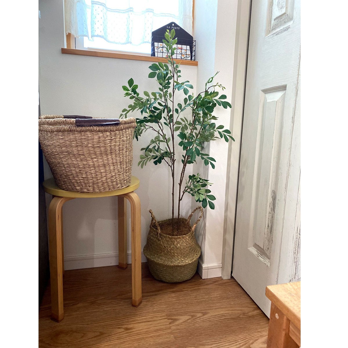 鉢カバーをオシャレにアレンジ。