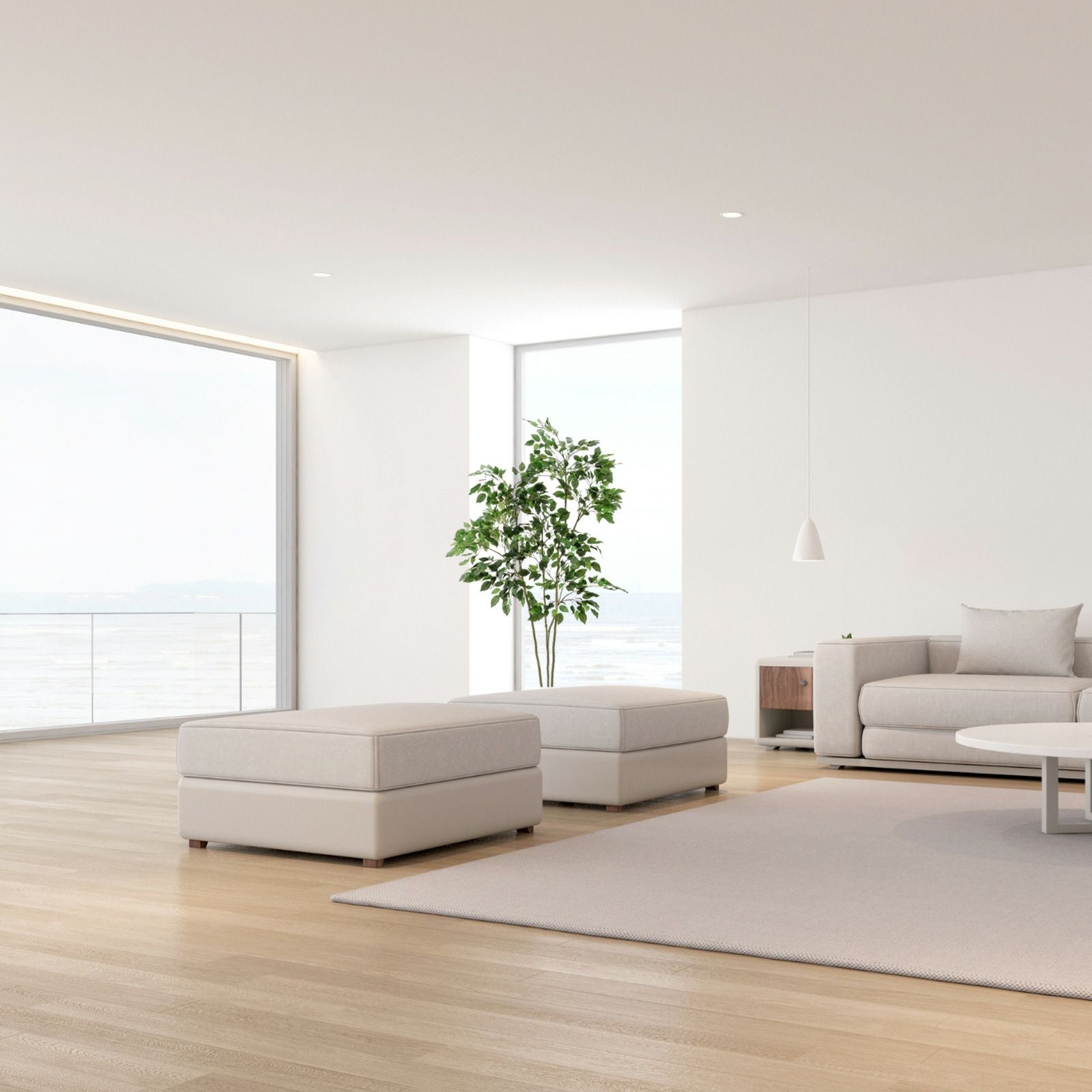 No8422 海の見えるリビングのグリーンイメージ