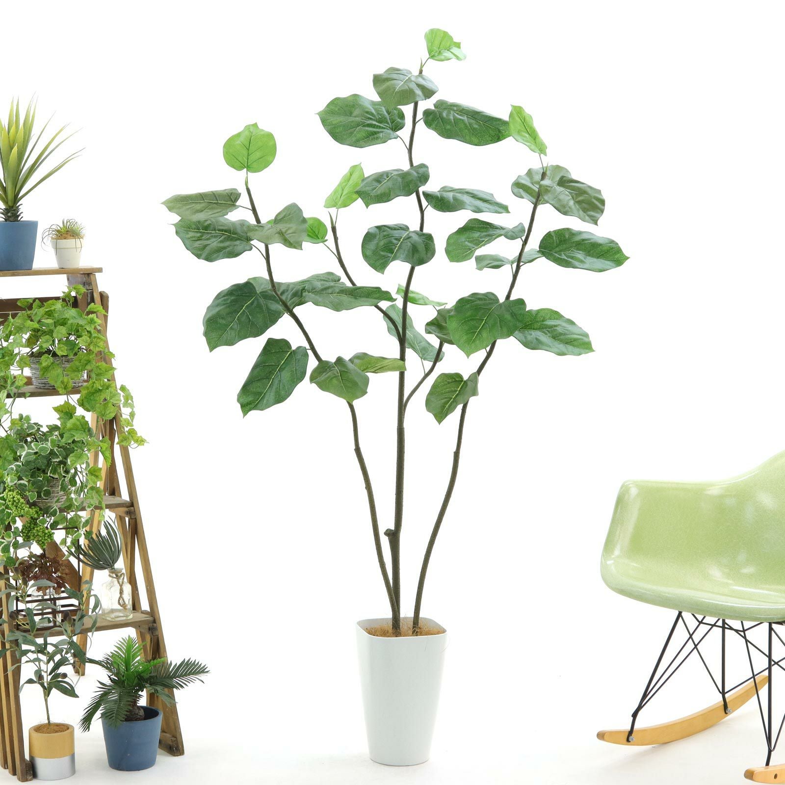 No9371 プレミアム光触媒フェイクグリーン 「ふんわり広がる葉 × 自然