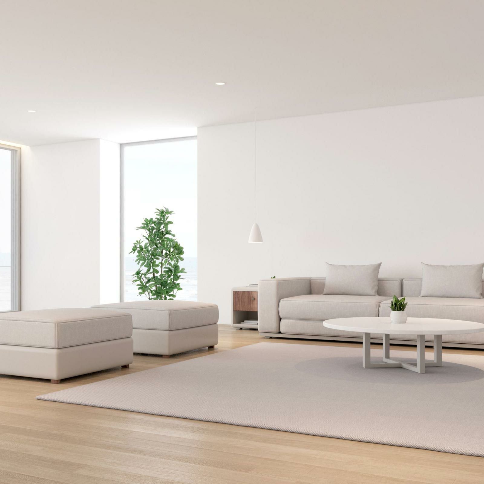 No8433 海が見えるリビングのグリーンイメージ