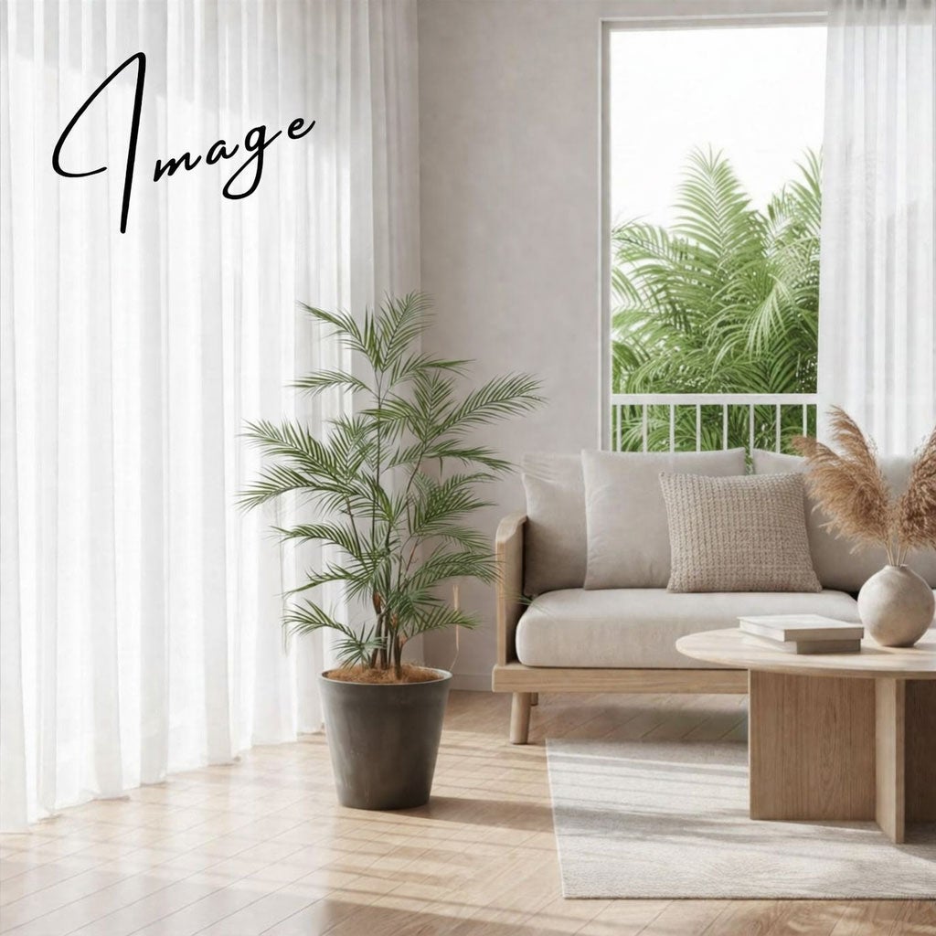 リゾートのような空間に置かれたグリーン