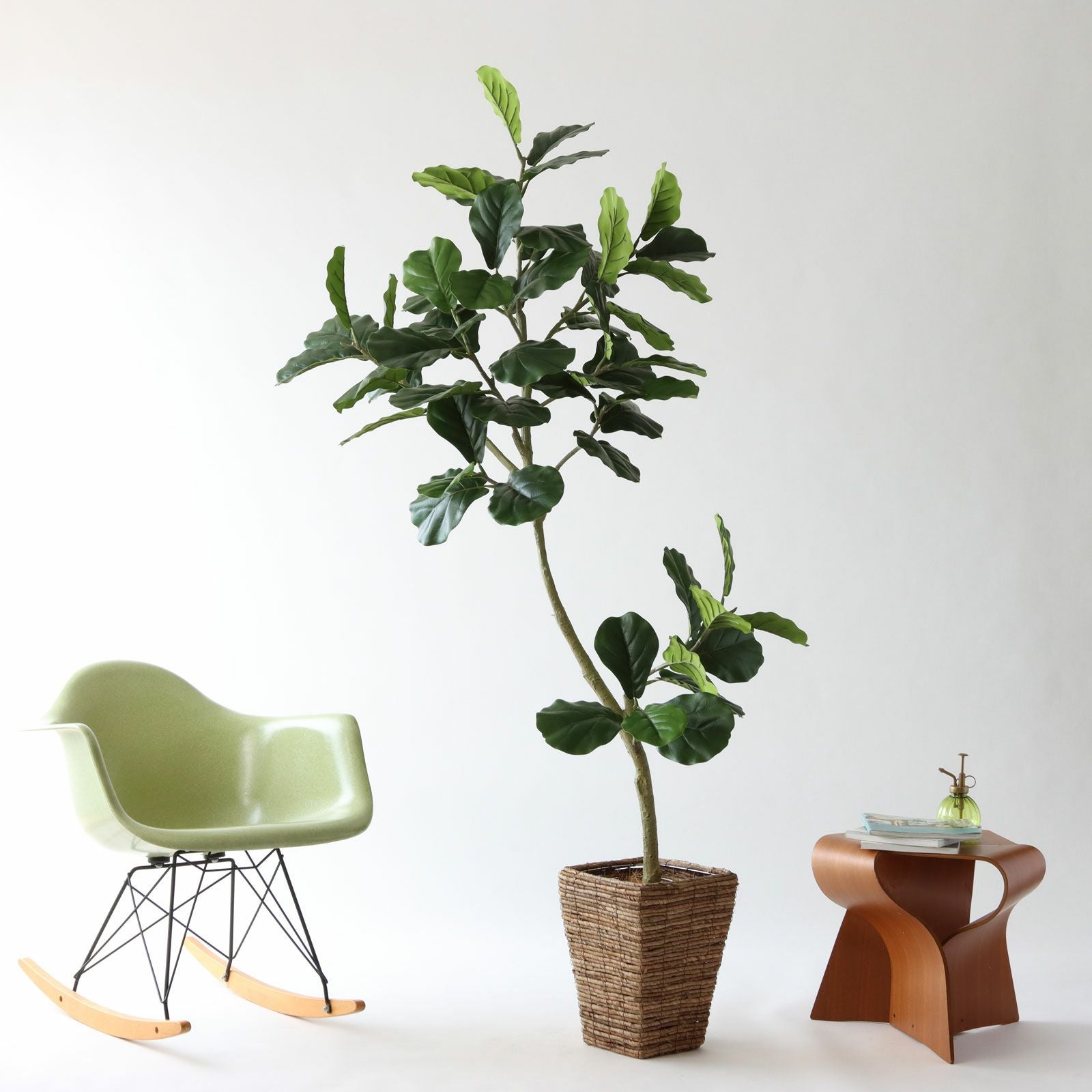 フェイクグリーン カシワバゴムノキ フィドルリーフフィグ 光触媒 観葉植物 造花