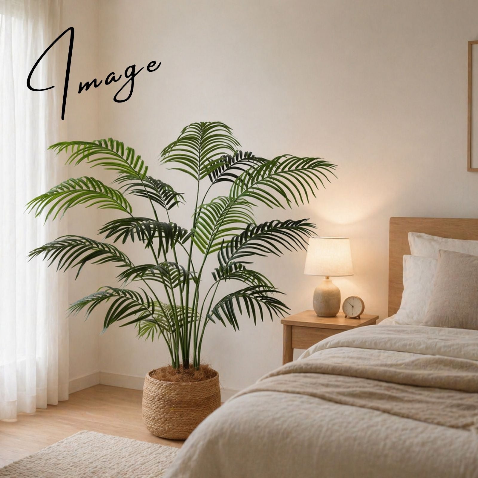 寝室に置かれたグリーン